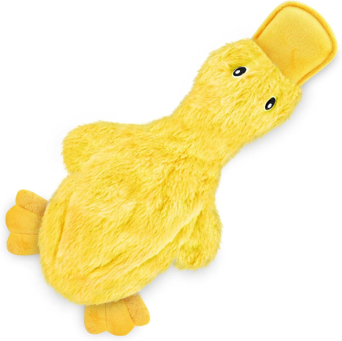 Best Pet Supplies Crinkle Duck Dog Toy – Blue, No Stuffing