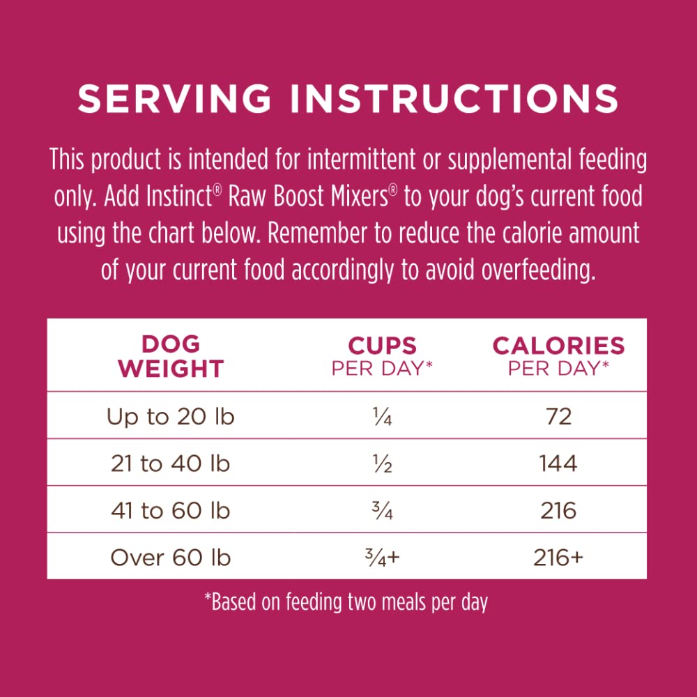 Instinct Freeze-Dried Beef Mixers Dog Food Topper, 6 oz