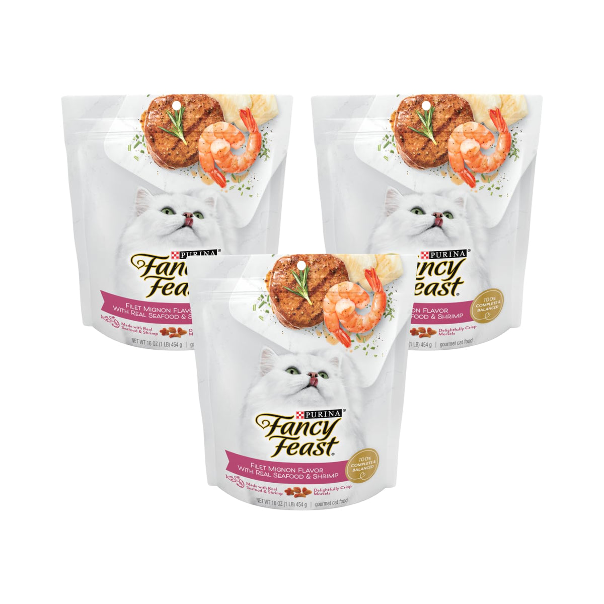 Purina Fancy Feast Dry Cat Food, 7 lb Bag