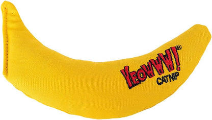 Yeowww! Catnip Banana cat toy stuffed with organically grown catnip