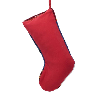 Glitzhome LED Christmas Stockings – 21" Embroidered Linen Stockings, 2-Pack
