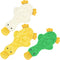 Crinkle Duck (White, Yellow & Green)