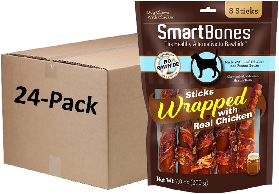 SmartBones sticks dog treats with vegetables