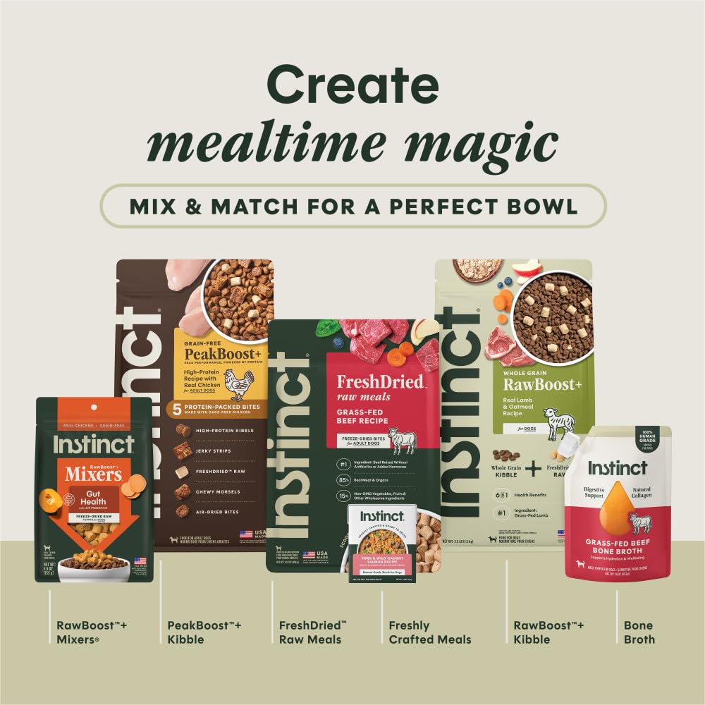 Instinct Freeze-Dried Beef Mixers Dog Food Topper, 6 oz