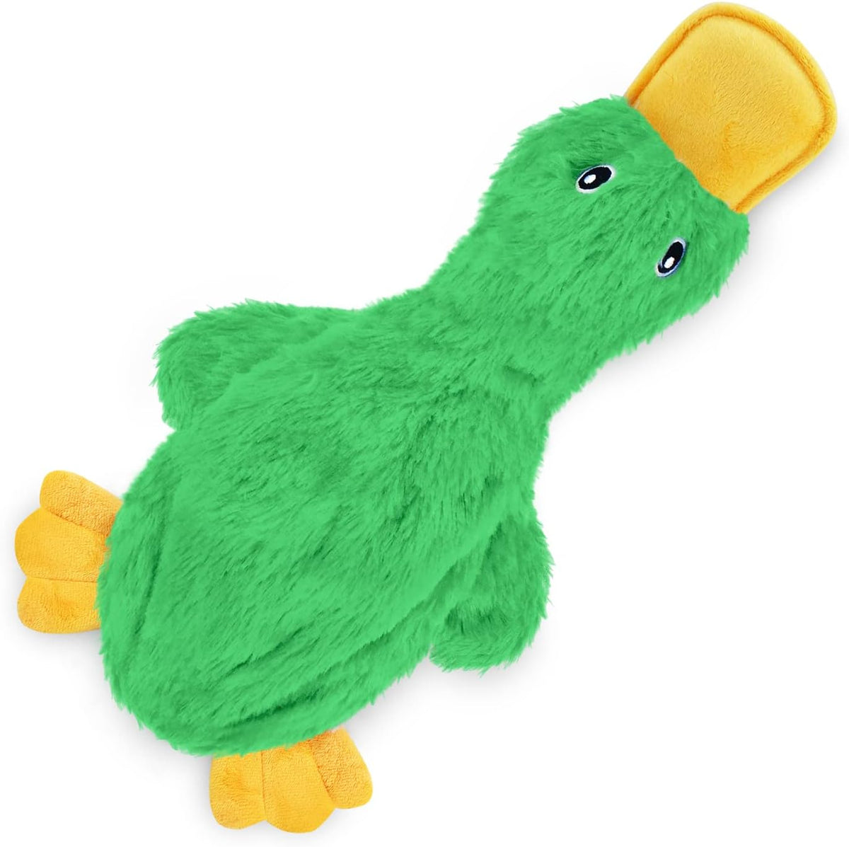 Best Pet Supplies Crinkle Duck Dog Toy – Blue, No Stuffing