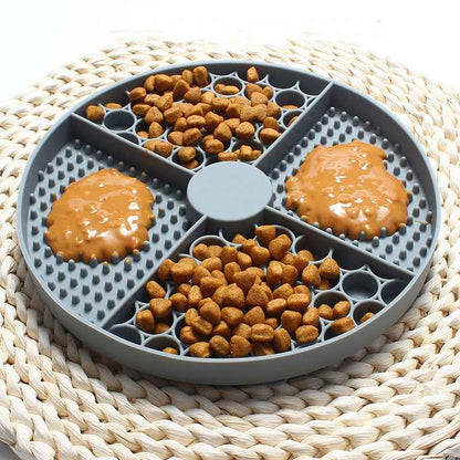 Pet licking pad silicone pad cat and dog buffering pad outdoor household pet buffering licking pad