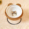 Mickey single bowl rack / Flower cat