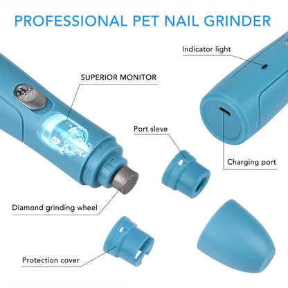 Electric Pet Nail Trimmer – Safe Adjustable Grooming Tool