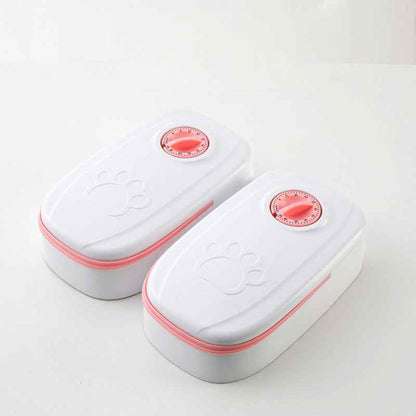 Detachable And Easy-to-clean Automatic Cat Feeder With Timed And Quantitative Feeding