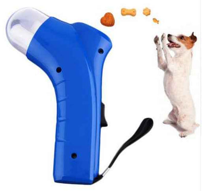 Pet Food Catapult Feeder Interactive Dog Cat Treat Launcher Funny Training Toy