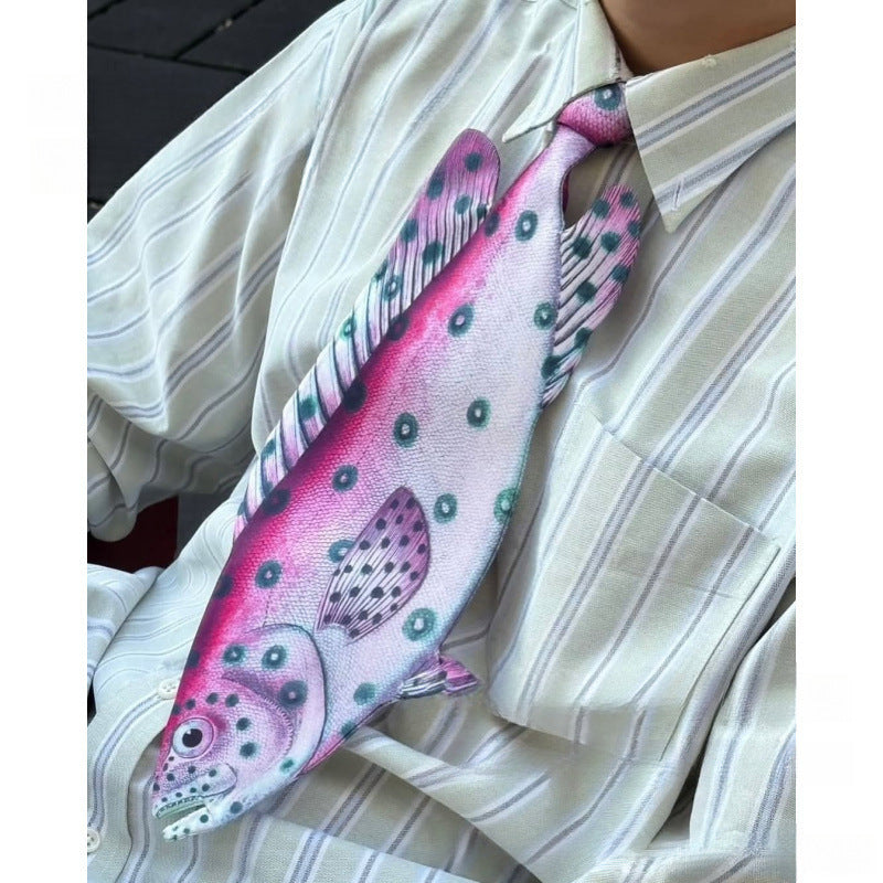 Fashionable Animal Bow Tie Shirt with Matching Men's Tie, Trendy Animal Print Neckwear