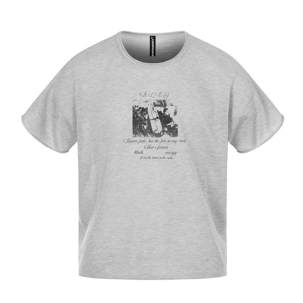 Animal hunting dog printed short sleeved t-shirt