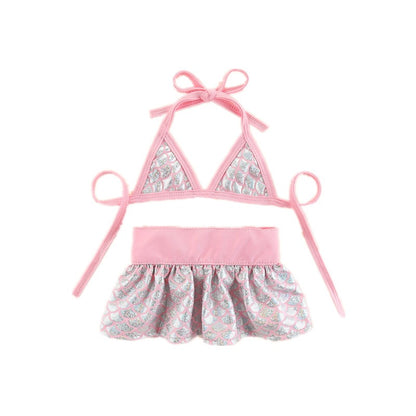 Summer Pet Clothing Pet Bikini Set Swimwear Teddy Beach Puppet Cat and Dog Clothing Pet Swimwear