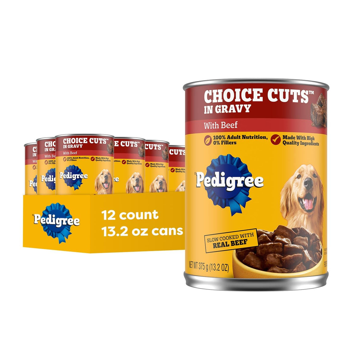 Pedigree Choice Cuts Beef Stew – front angle view