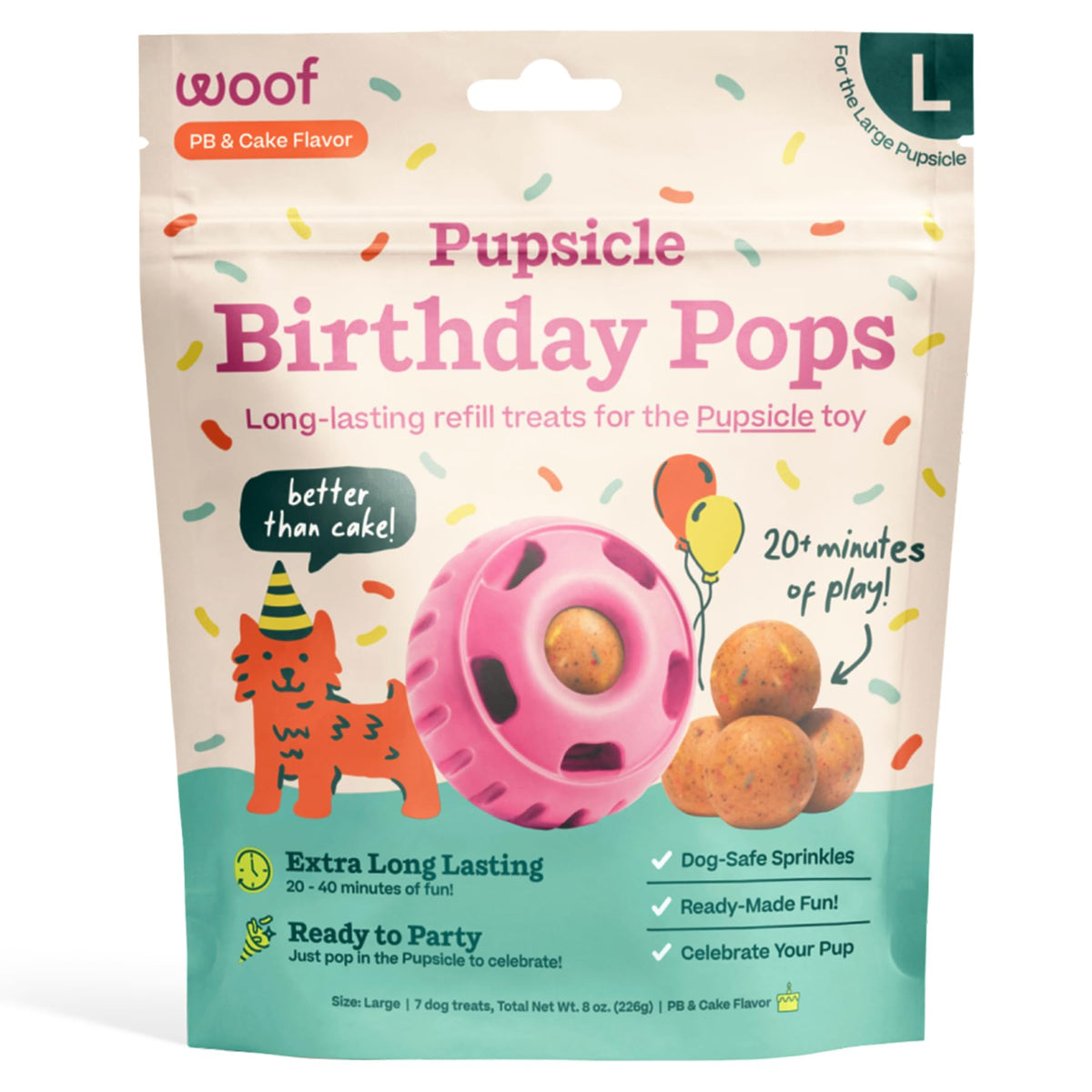 WOOF Pupsicle Refill Pops – features overview