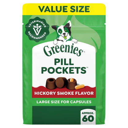 Greenies Pill Pockets for Large Dogs – Chicken Flavor, 15.8 oz