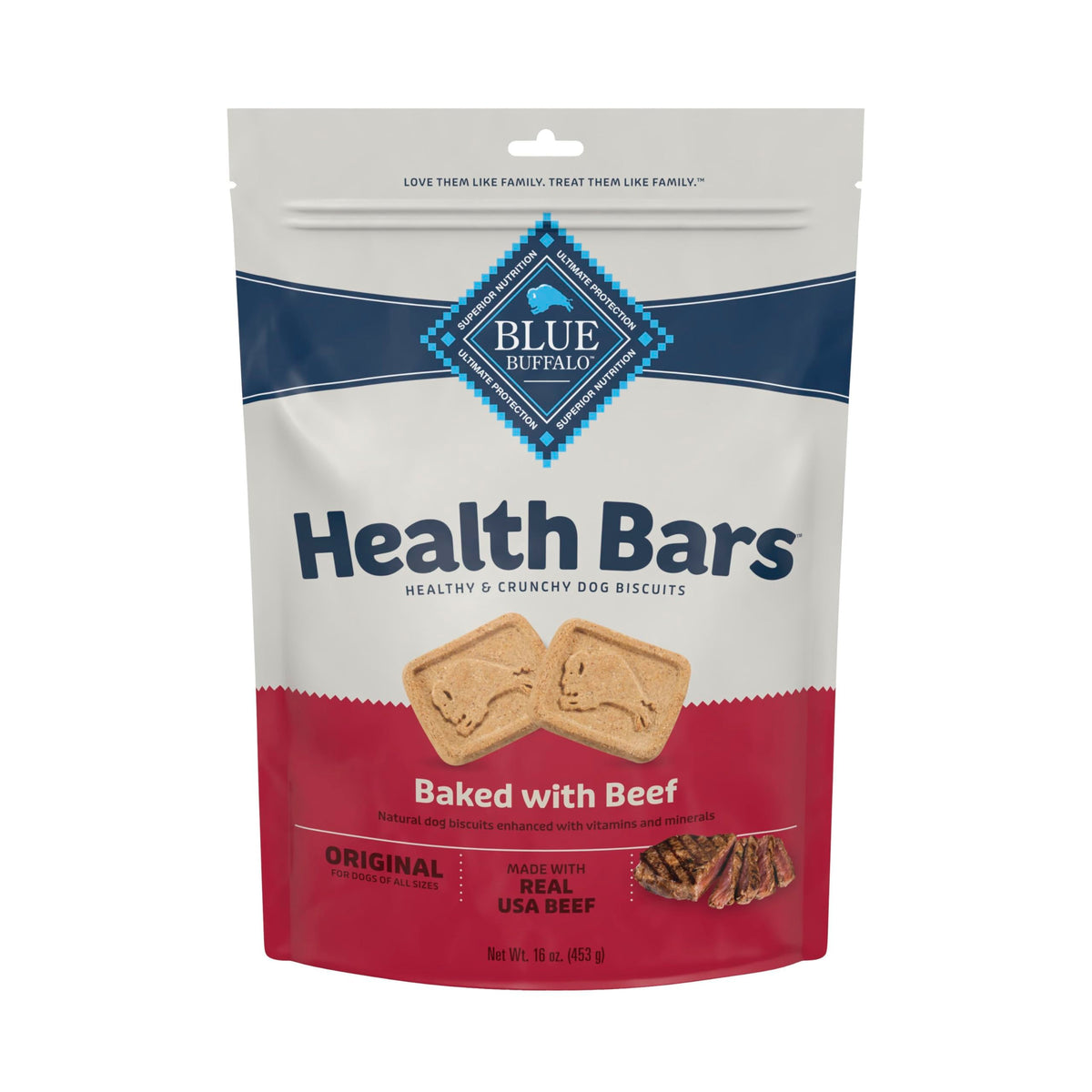 Blue Buffalo Health Bars Apple & Yogurt Dog Biscuits, 3.5 lb