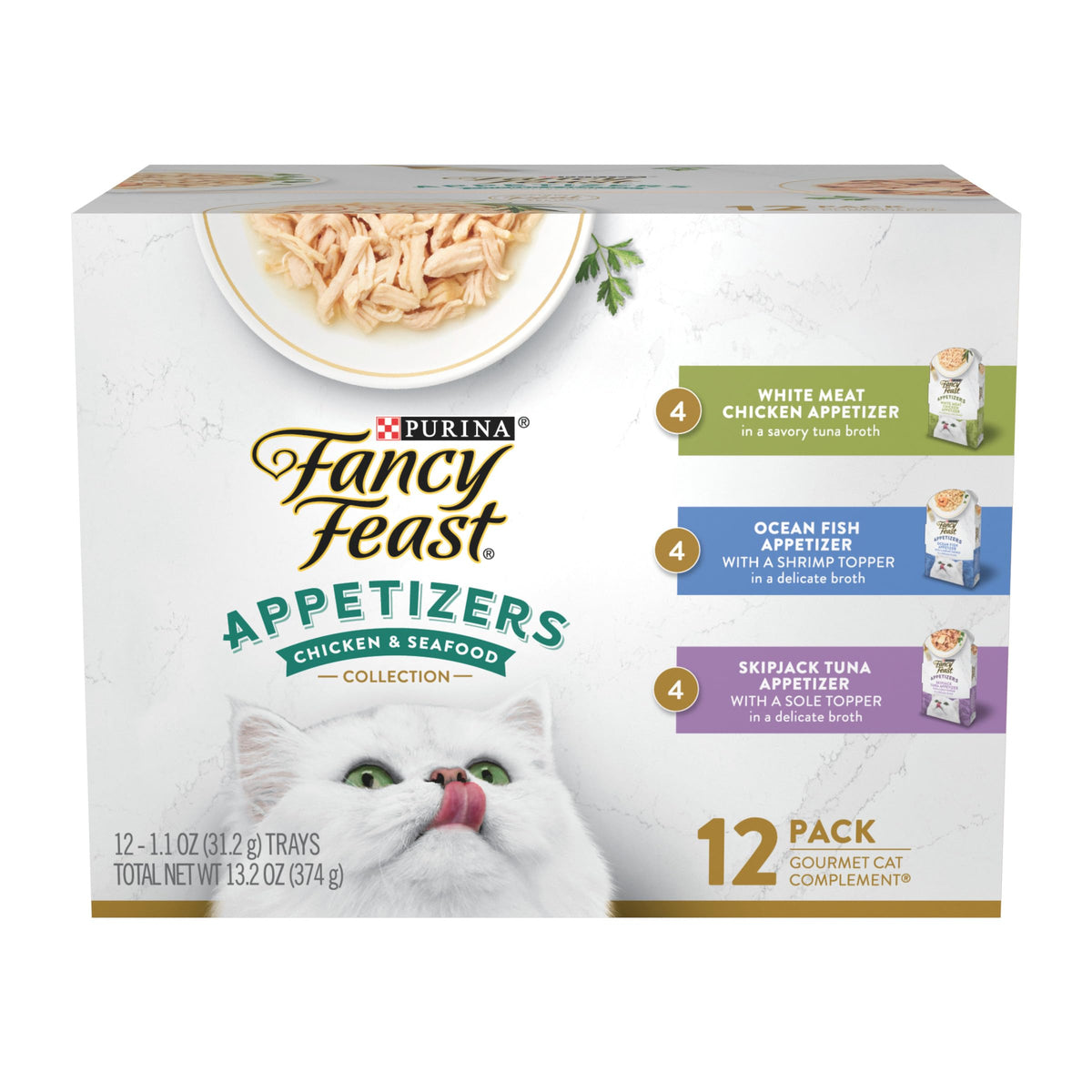 Fancy Feast Classic Pate Seafood – front angle view
