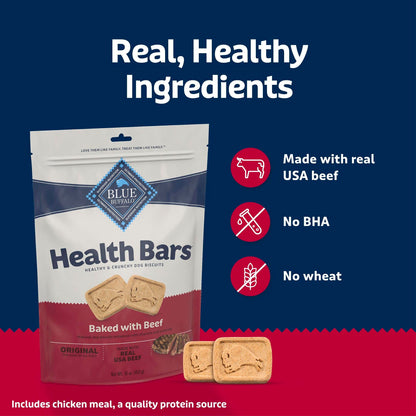 Blue Buffalo Health Bars Apple & Yogurt Dog Biscuits, 3.5 lb