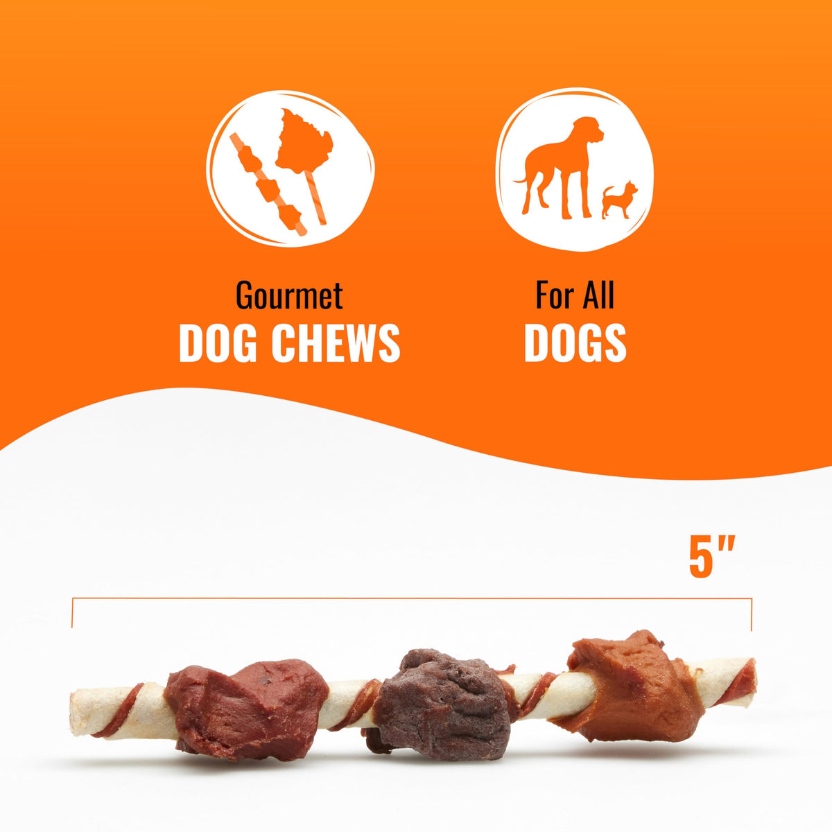Good 'n' Fun Triple Flavor Kabobs Dog Chews, 24 oz