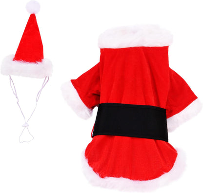 Rubie's Santa Claus Pet Costume – Dog & Cat Christmas Costume