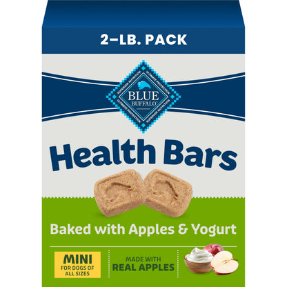 Blue Buffalo Health Bars Apple & Yogurt Dog Biscuits, 3.5 lb