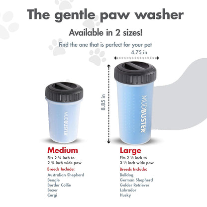 Dexas MudBuster small dog paw cleaner green