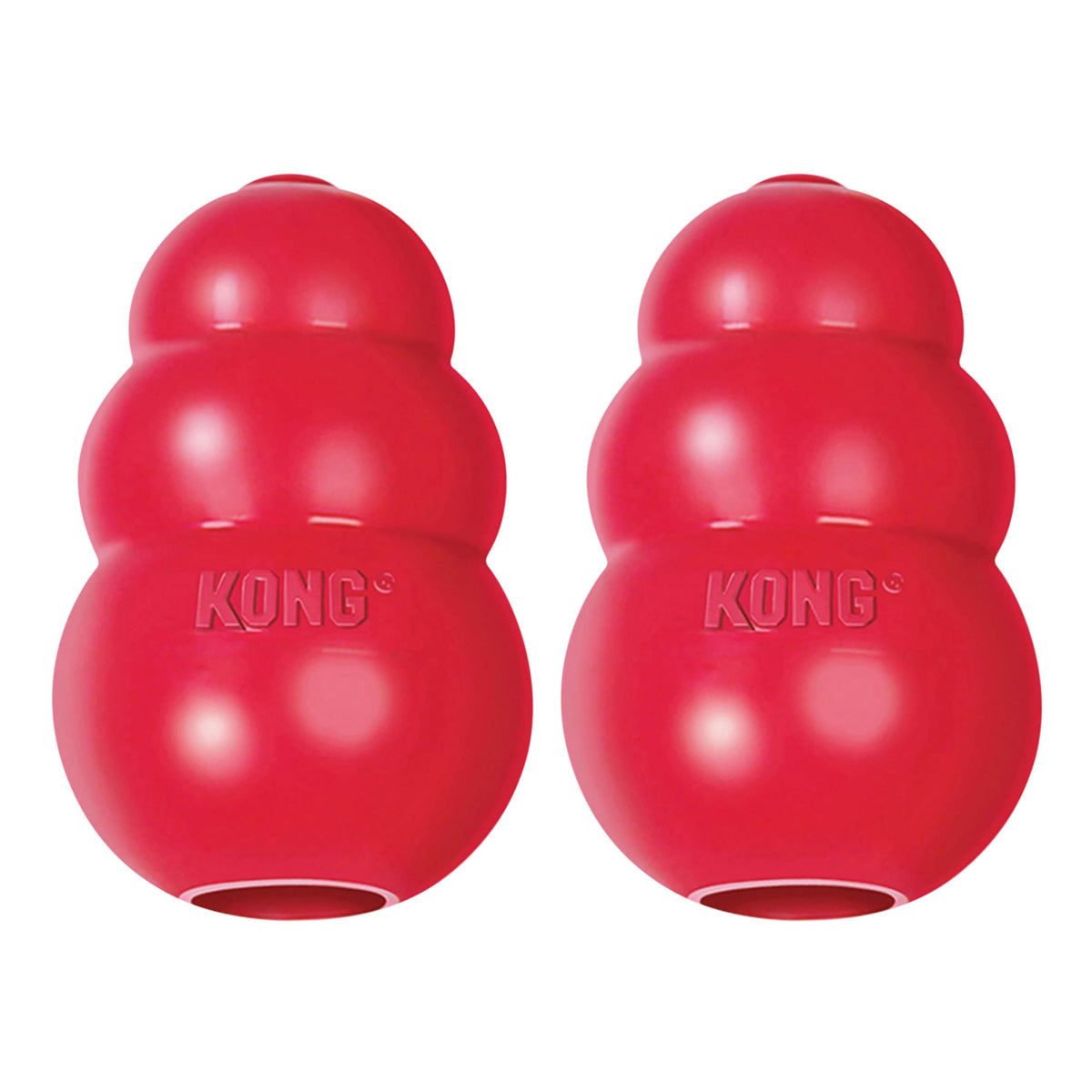 KONG Classic Large Stuffable Natural Rubber Dog Chew Toy