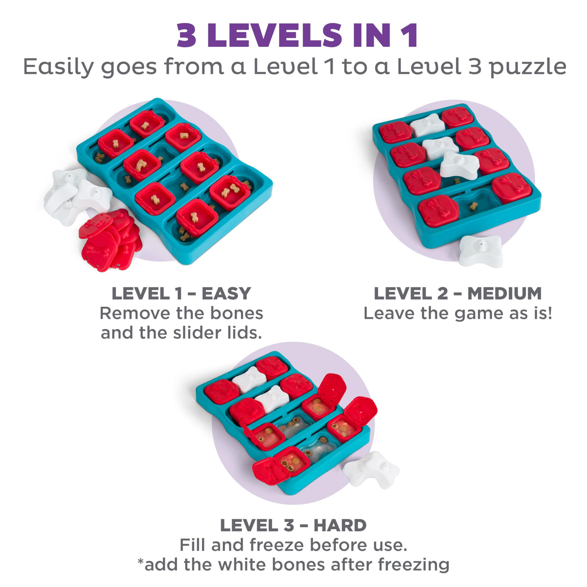 Outward Hound Dog Brick level 2 interactive dog puzzle