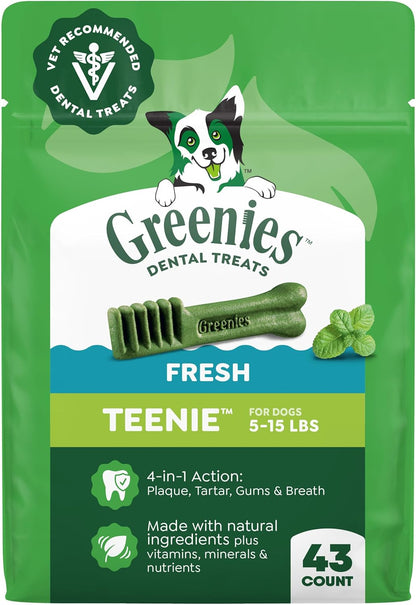 Greenies Teenie Dental Treats Mint – main product view