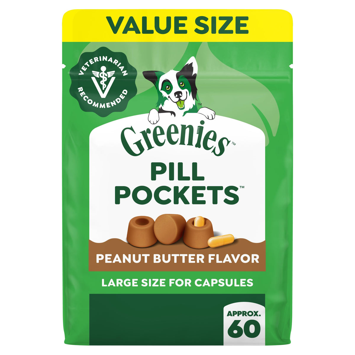 Greenies Pill Pockets for Large Dogs – Chicken Flavor, 15.8 oz
