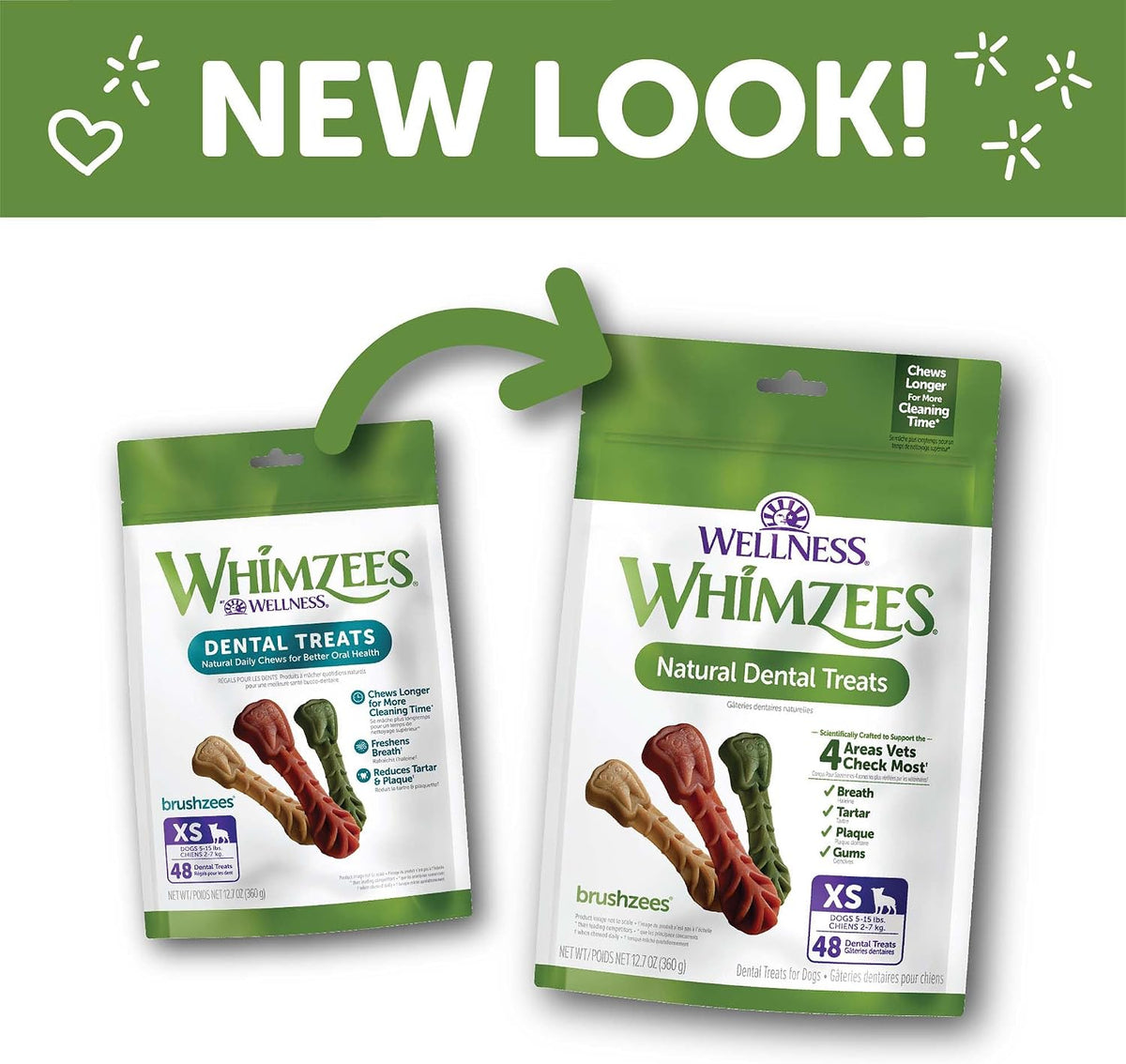 Whimzees Brushzees VOHC accepted dental chews