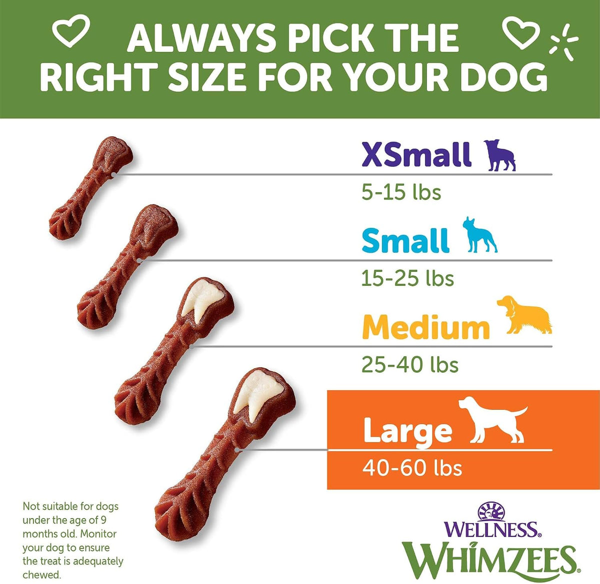 Whimzees Brushzees VOHC accepted dental chews