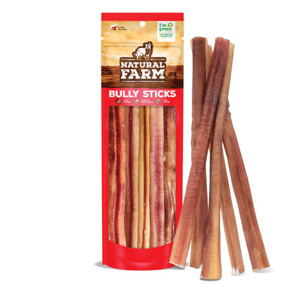 Odor-Free Bully Sticks 6 Inch – top view