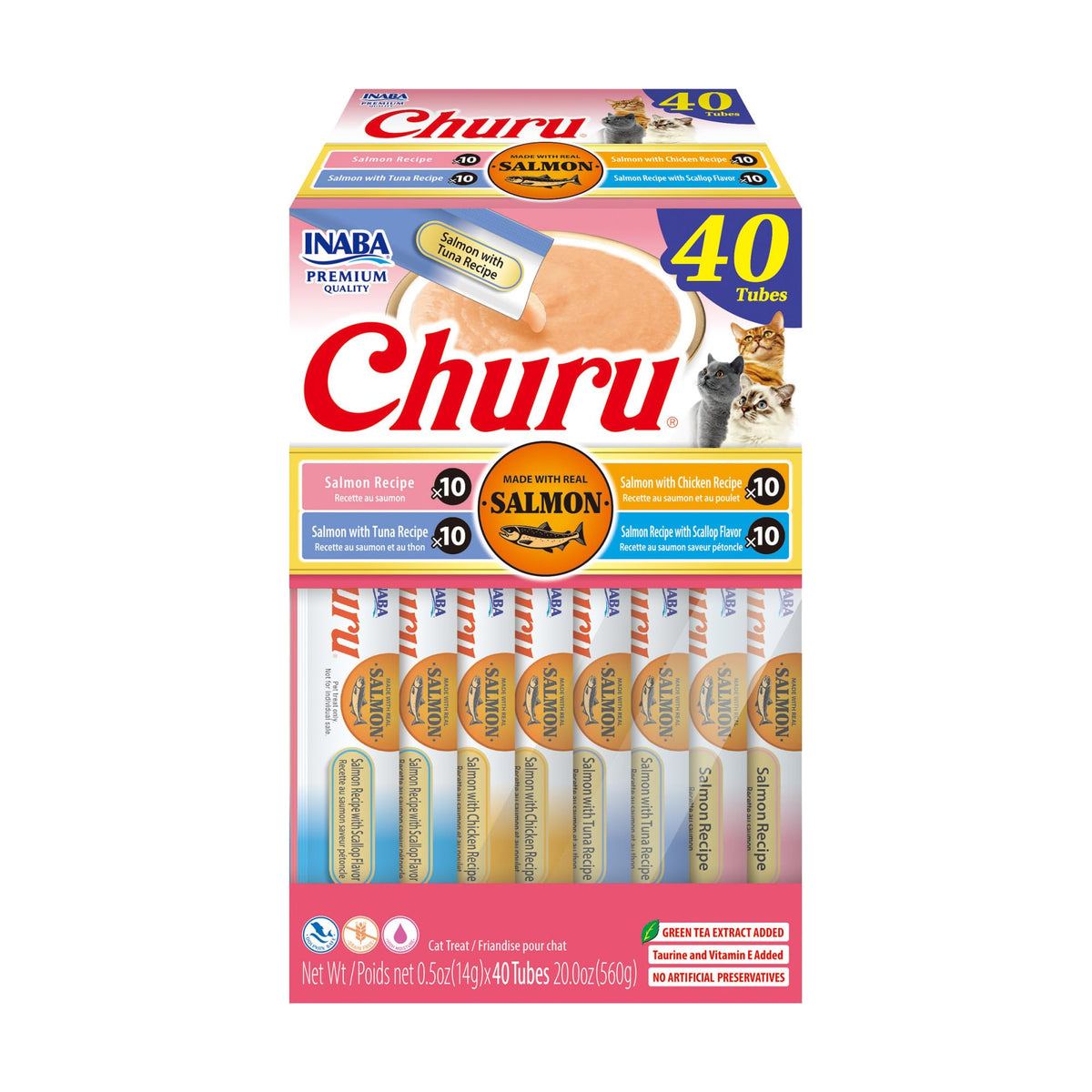 INABA Churu Cat Treats – back view