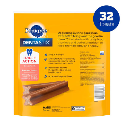 Pedigree Dentastix Large Breed Dental Dog Treats – Variety Pack, 51 Count