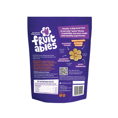 Fruitables Pumpkin & Blueberry Low-Calorie Baked Dog Treats, 12 oz