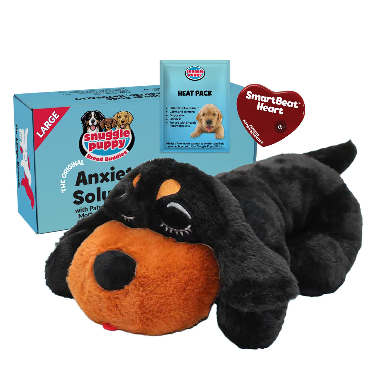 Snuggle Puppy Heartbeat Toy – in-use lifestyle view