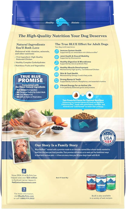 Blue Buffalo Life Protection Adult Dry Dog Food – Chicken & Brown Rice, 5 lb