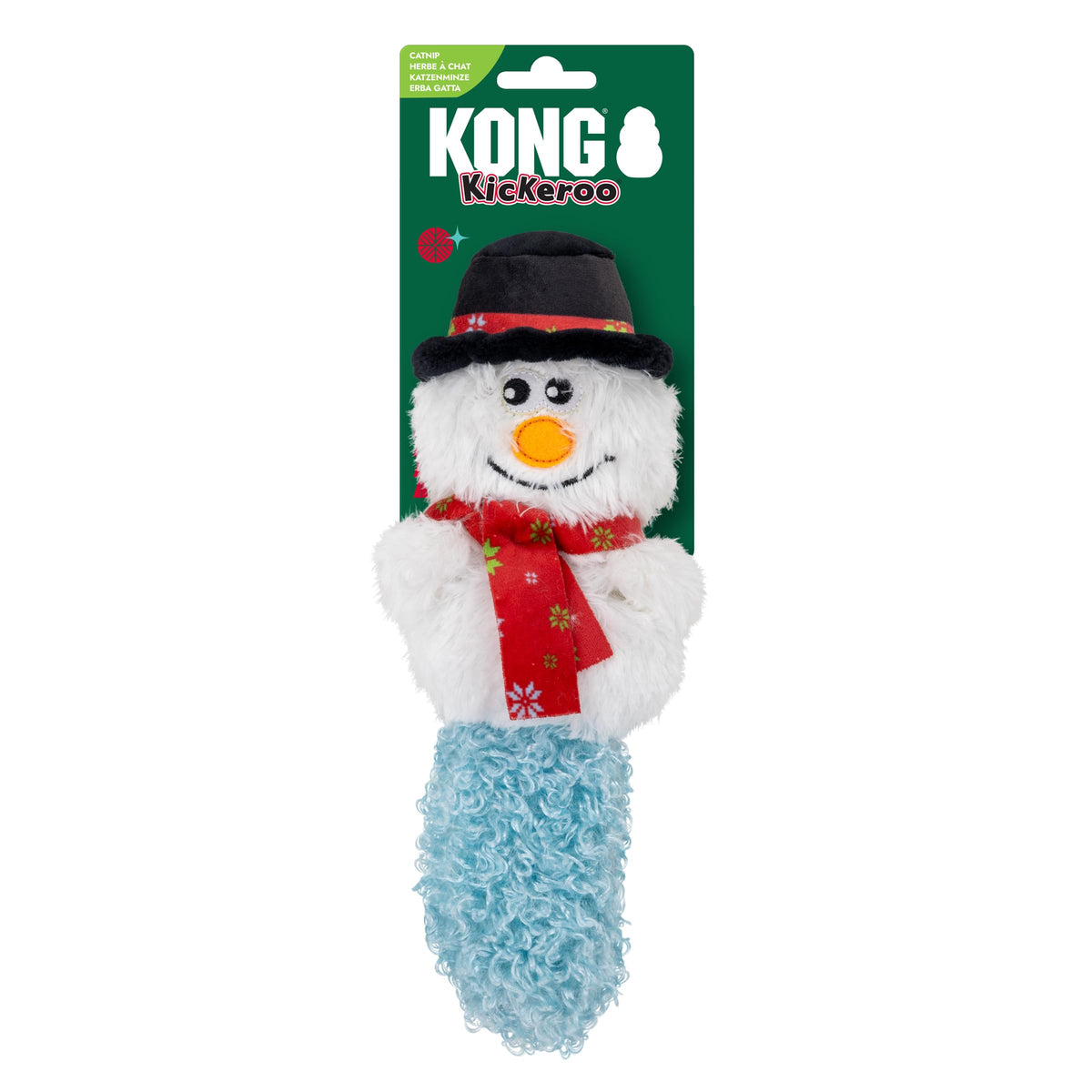 KONG Holiday Kickeroo – Medium Catnip-Filled Christmas Cat Toy
