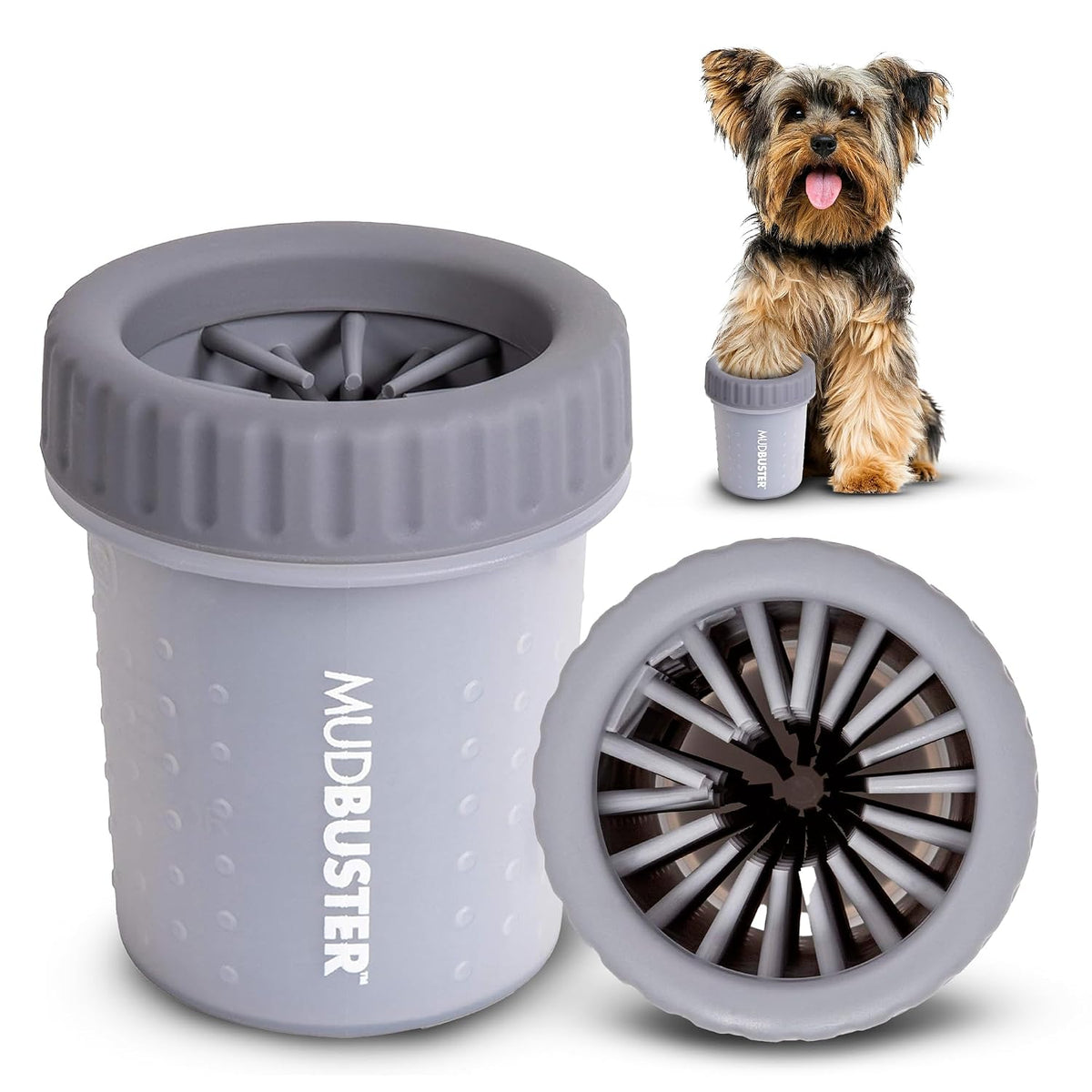 Dexas MudBuster small dog paw cleaner green