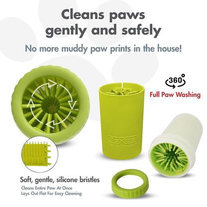 Dexas MudBuster portable paw cleaner with silicone bristles