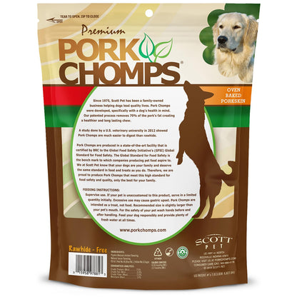 Pork Chomps Pork Skin Twists – lifestyle close view