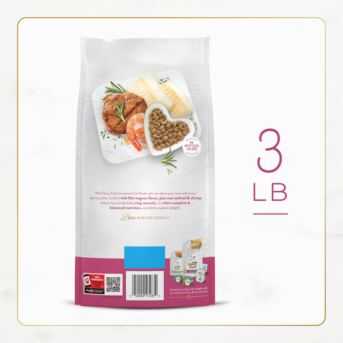Purina Fancy Feast Dry Cat Food, 7 lb Bag