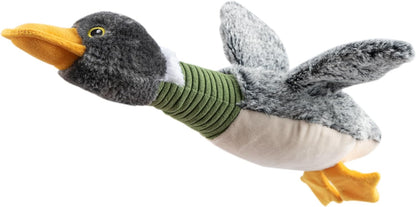Best Pet Supplies Crinkle Duck Dog Toy – Blue, No Stuffing
