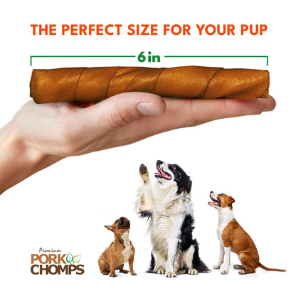 Pork Chomps Pork Skin Twists – full product view