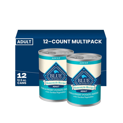 Blue Buffalo Homestyle Recipe Wet Dog Food Variety Pack, 6 Count