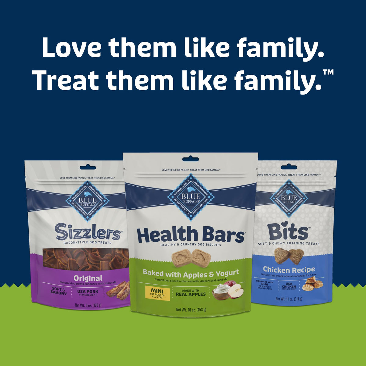 Blue Buffalo Health Bars Apple & Yogurt Dog Biscuits, 3.5 lb