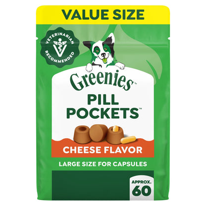 Greenies Pill Pockets for Large Dogs – Chicken Flavor, 15.8 oz