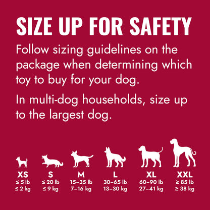 KONG Classic Large Stuffable Natural Rubber Dog Chew Toy